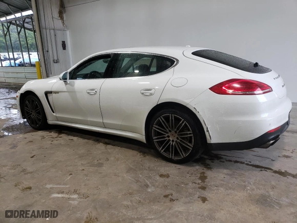 2014 Porsche Panamera S E-Hybrid with VIN WP0AD2A76EL044901, listed as a Copart auction lot 72330484 with 109,891 mi miles and Salvage Title. Bid and sale history available at carsss.com. Image 2.