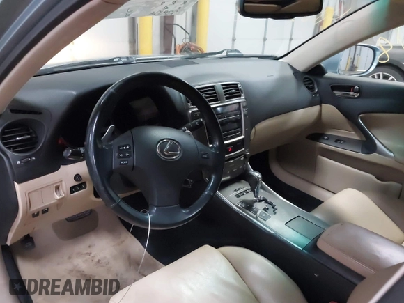 2008 Lexus IS 250 with VIN JTHCK262682024667, listed as a IAAI auction lot 41830278 with 239,124 mi miles and . Bid and sale history available at DreamBid. Image 20.