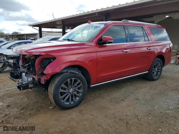 2021 Ford Expedition Max Limited with VIN 1FMJK1KT5MEA48142, listed as a Copart auction lot 84791854 with NaN miles and Salvage Title. Bid and sale history available at carsss.com. Image 1.