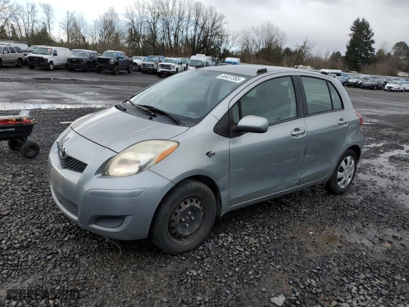 2009 Toyota Yaris with VIN JTDKT903095238977, listed as a Copart auction lot 46437355 with 181,452 mi miles and Salvage Title. Bid and sale history available at carsss.com. Image 1.