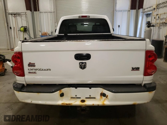 2005 Dodge Dakota SLT with VIN 1D7HW42N95S212320, listed as a Copart auction lot 44769025 with 115,195 mi miles and Non Repairable. Bid and sale history available at DreamBid. Image 6.
