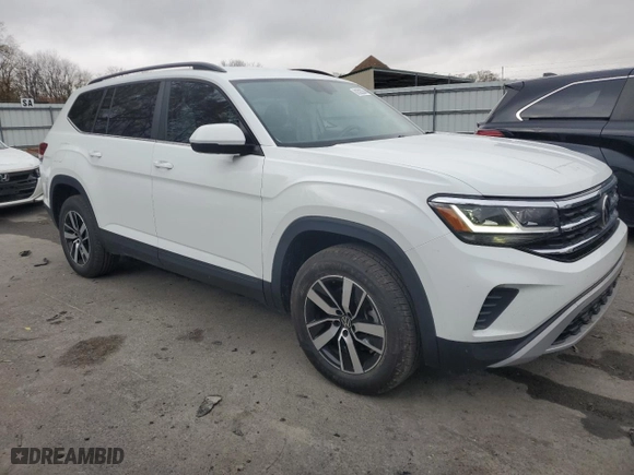 2022 Volkswagen Atlas 2.0T SE with VIN 1V2DP2CA1NC508415, listed as a Copart auction lot 81522264 with 76,624 mi miles and Salvage Title. Bid and sale history available at carsss.com. Image 4.