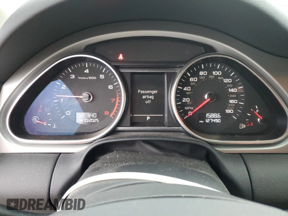 2015 Audi Q7 Premium z VIN WA1CGAFE5FD008236, wystawiony jako Copart lot #52850365 z przebiegiem 127 490 mil mil oraz Szkoda całkowita • Salvage title. Historia ofert i sprzedaży dostępna na DreamBid. Obrazek 9.