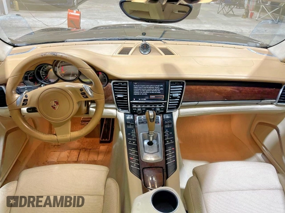 2010 Porsche Panamera Turbo with VIN WP0AC2A73AL091381, listed as a Copart auction lot 62614915 with 58,923 mi miles and Salvage title. Bid and sale history available at DreamBid. Image 9.