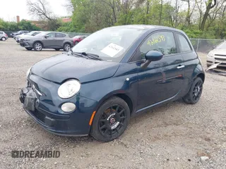 2013 FIAT 500 Pop z VIN 3C3CFFAR5DT532921, wystawiony jako IAAI lot #42161543 z przebiegiem 94 331 mil mil oraz . Historia ofert i sprzedaży dostępna na DreamBid. Obrazek 2.