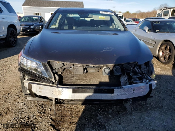 2014 Acura RLX Advance Pkg with VIN JH4KC1F97EC005745, listed as a Copart auction lot 81470124 with 102,601 mi miles and Clean Title. Bid and sale history available at carsss.com. Image 5.