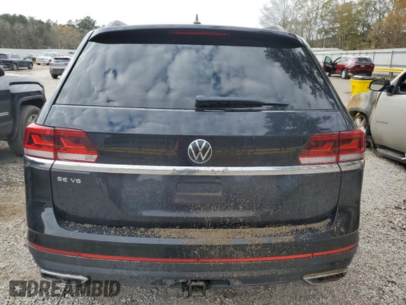 2022 Volkswagen Atlas SE with VIN 1V2JR2CA0NC503350, listed as a Copart auction lot 87753355 with 93,417 mi miles and Salvage title. Bid and sale history available at DreamBid. Image 6.