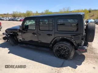2023 Jeep Wrangler Sahara with VIN 1C4JJXP65PW661194, listed as a Copart auction lot 55729925 with 24,264 mi miles and Clean Title. Bid and sale history available at DreamBid. Image 2.