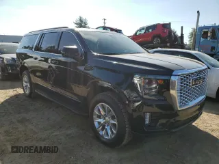 2023 GMC Yukon XL Denali with VIN 1GKS2JKL8PR328342, listed as a Copart auction lot 63427453 with 6,753 mi miles and Salvage Title. Bid and sale history available at carsss.com. Image 4.