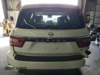 2022 Nissan Armada SL with VIN JN8AY2BB8N9815142, listed as a Copart auction lot 42256715 with 52,900 mi miles and Salvage Title. Bid and sale history available at carsss.com. Image 6.