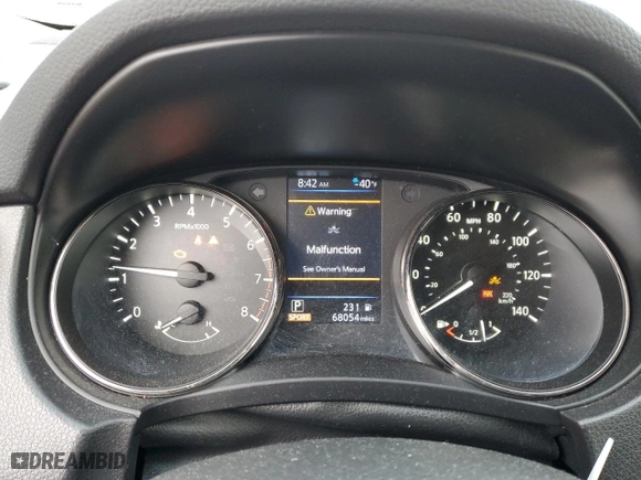 2019 Nissan Rogue SV with VIN JN8AT2MV3KW382428, listed as a Copart auction lot 44080485 with 68,054 mi miles and Salvage Title. Bid and sale history available at carsss.com. Image 9.
