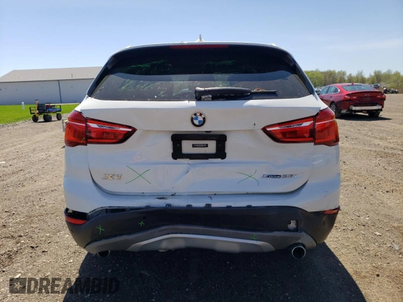 2019 BMW X1 xDrive28i with VIN WBXHT3C51K3H35953, listed as a Copart auction lot 54751675 with 54,802 mi miles and Salvage title. Bid and sale history available at DreamBid. Image 6.