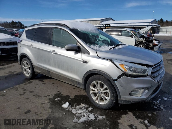 2017 Ford Escape SE with VIN 1FMCU0G97HUE30341, listed as a Copart auction lot 45556555 with 84,152 mi miles and Salvage Title. Bid and sale history available at DreamBid. Image 4.
