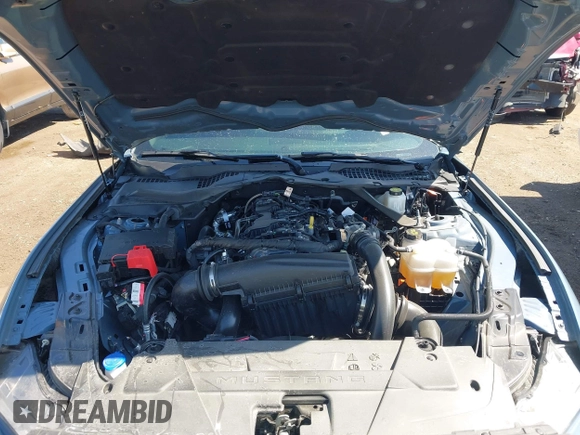 2024 Ford Mustang EcoBoost with VIN 1FA6P8TH8R5140468, listed as a IAAI auction lot 42157511 with 9,559 mi miles and . Bid and sale history available at DreamBid. Image 10.