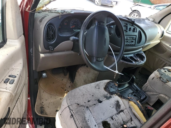 1999 Ford Econoline Cargo with VIN 1FDRE14W5XHB72755, listed as a Copart auction lot 78891634 with 136,376 mi miles and Salvage Title. Bid and sale history available at carsss.com. Image 8.