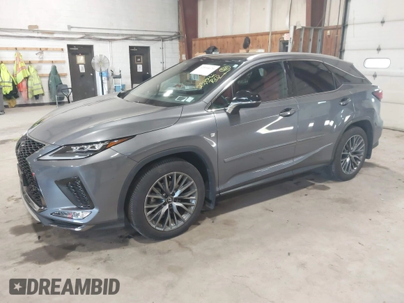 2022 Lexus RX 350 F Sport with VIN 2T2YZMDA0NC367069, listed as a IAAI auction lot 42516670 with 23,454 mi miles and . Bid and sale history available at DreamBid. Image 17.