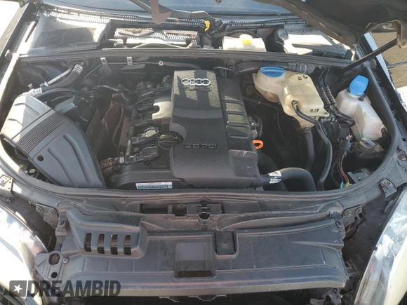 2007 Audi A4 2.0T with VIN WAUDF78E57A127434, listed as a Copart auction lot 61790355 with 203,514 mi miles and Salvage title. Bid and sale history available at DreamBid. Image 11.
