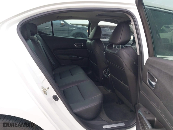 2018 Acura TLX with VIN 19UUB1F37JA004207, listed as a IAAI auction lot 41702092 with 116,046 mi miles. Bid and sale history available at carsss.com. Image 8.