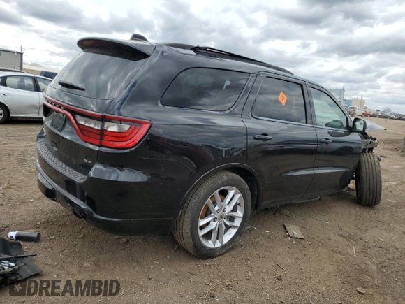 2023 Dodge Durango GT Plus with VIN 1C4RDJDG3PC611724, listed as a Copart auction lot 52910625 with Not provided miles and Salvage title. Bid and sale history available at DreamBid. Image 3.