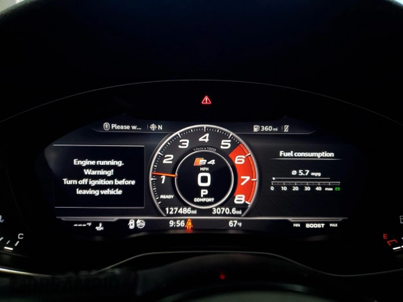 2018 Audi S4 Premium Plus with VIN WAUB4AF48JA002598, listed as a Copart auction lot 69977864 with 127,486 mi miles and Salvage Title. Bid and sale history available at carsss.com. Image 9.