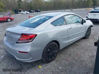 2015 Honda Civic Coupe LX with VIN 2HGFG3B56FH533444, listed as a IAAI auction lot 41907071 with 141,282 mi miles. Bid and sale history available at carsss.com. Image 4.