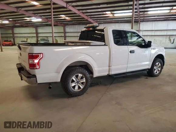 2018 Ford F-150 XL z VIN 1FTEX1EBXJKF62172, wystawiony jako Copart lot #61038035 z przebiegiem 153 069 mil mil oraz Czysty tytuł • Clean title. Historia ofert i sprzedaży dostępna na DreamBid. Obrazek 3.