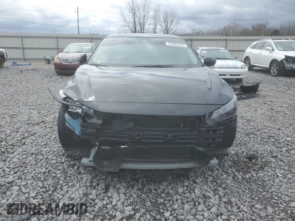 2025 Nissan Sentra S with VIN 3N1AB8BV5SY231252, listed as a Copart auction lot 47863445 with 7,665 mi miles and Salvage Title. Bid and sale history available at DreamBid. Image 5.