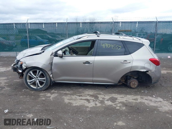 2009 Nissan Murano S with VIN JN8AZ18W89W111337, listed as a IAAI auction lot 41904557 with 194,264 mi miles. Bid and sale history available at carsss.com. Image 14.