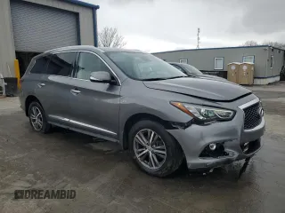 2019 Infiniti QX60 Luxe with VIN 5N1DL0MM9KC551532, listed as a Copart auction lot 48561095 with 116,183 mi miles and Salvage title. Bid and sale history available at DreamBid. Image 4.