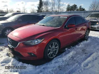 2015 Mazda 6 i Grand Touring with VIN JM1GJ1W50F1185626, listed as a Copart auction lot 87596025 with 147,630 mi miles and Clean Title. Bid and sale history available at carsss.com. Image 1.
