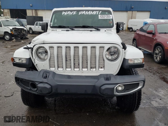2020 Jeep Wrangler Unlimited Sahara Altitude with VIN 1C4HJXEG2LW188438, listed as a Copart auction lot 43531355 with 53,497 mi miles and Clean title. Bid and sale history available at DreamBid. Image 5.