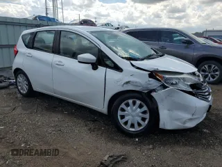 2016 Nissan Note S with VIN 3N1CE2CP4GL354610, listed as a Copart auction lot 56890815 with 98,933 mi miles and Salvage title. Bid and sale history available at DreamBid. Image 4.