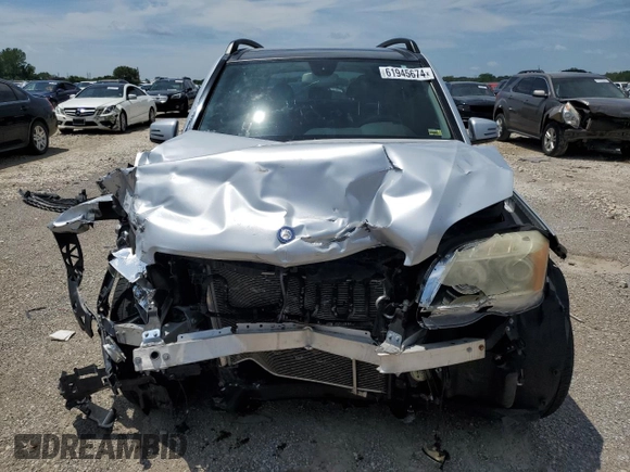 2011 Mercedes-Benz GLK 350 with VIN WDCGG8HBXBF625224, listed as a Copart auction lot 61945674 with Not Provided miles and Salvage Title. Bid and sale history available at DreamBid. Image 5.