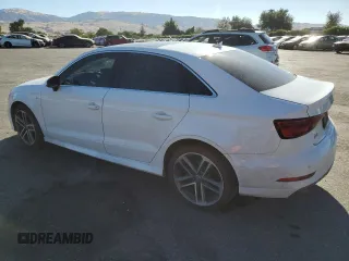 2017 Audi A3 Sedan Premium Plus with VIN WAUGUGFF6H1031585, listed as a Copart auction lot 66361714 with 95,818 mi miles and Salvage Title. Bid and sale history available at carsss.com. Image 2.
