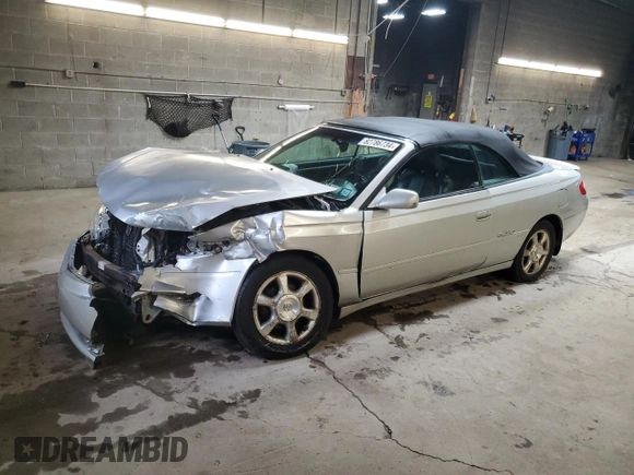 2002 Toyota Solara SE with VIN 2T1FF28P52C571918, listed as a Copart auction lot 82786734 with Not Provided miles and Non Repairable. Bid and sale history available at DreamBid. Image 1.