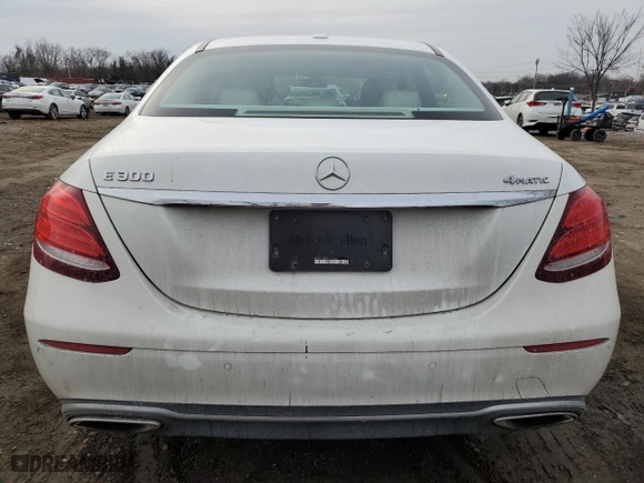 2017 Mercedes-Benz E-Class E 300 Luxury with VIN WDDZF4KB9HA191599, listed as a Copart auction lot 43017405 with 74,018 mi miles and Salvage Title. Bid and sale history available at carsss.com. Image 6.