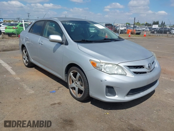 2011 Toyota Corolla L with VIN JTDBU4EE9B9156724, listed as a IAAI auction lot 42138344 with 96,486 mi miles and . Bid and sale history available at DreamBid. Image 1.