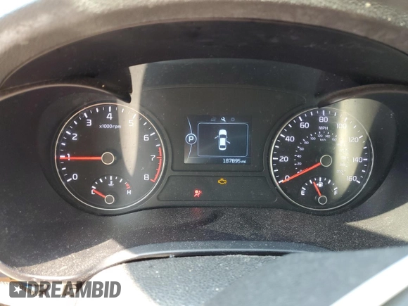 2016 Kia Optima LX with VIN 5XXGT4L39GG082905, listed as a Copart auction lot 61793235 with 187,895 mi miles and Salvage title. Bid and sale history available at DreamBid. Image 9.