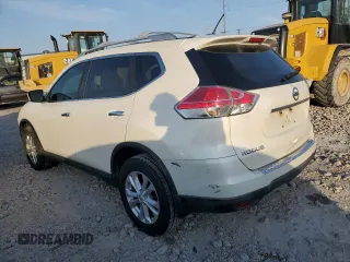 2016 Nissan Rogue SV with VIN KNMAT2MT8GP713774, listed as a Copart auction lot 53908685 with 98,192 mi miles and Salvage Title. Bid and sale history available at DreamBid. Image 2.