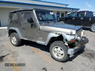 2003 Jeep Wrangler SE with VIN 1J4FA29183P335057, listed as a Copart auction lot 63523444 with 161,694 mi miles and Salvage Title. Bid and sale history available at carsss.com. Image 4.