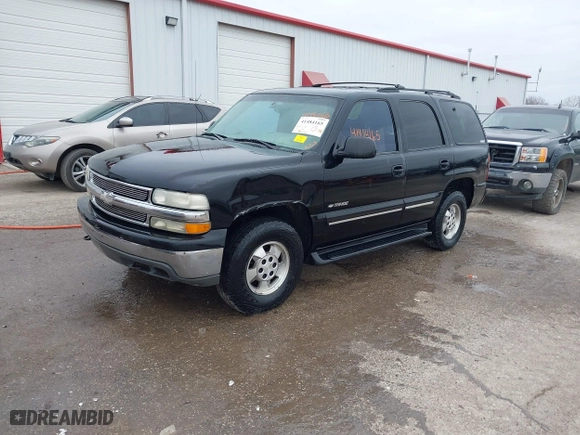 2001 Chevrolet Tahoe LT with VIN 1GNEC13T91R165851, listed as a IAAI auction lot 41484165 with 279,544 mi miles. Bid and sale history available at carsss.com. Image 2.
