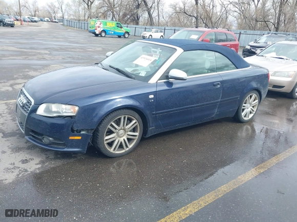2007 Audi S4 with VIN WUARL48H87K901277, listed as a IAAI auction lot 41924414 with 204,898 mi miles. Bid and sale history available at carsss.com. Image 17.