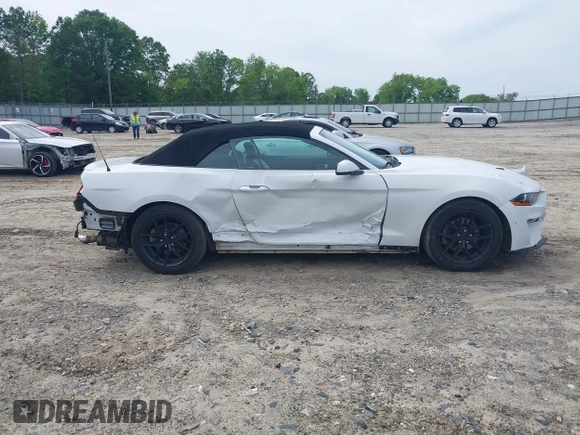2020 Ford Mustang EcoBoost with VIN 1FATP8UH2L5119009, listed as a IAAI auction lot 42251261 with 80,725 mi miles and . Bid and sale history available at DreamBid. Image 14.