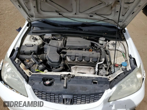 2005 Honda Civic LX with VIN 1HGEM21535L068543, listed as a Copart auction lot 67072854 with 229,873 mi miles and Salvage Title. Bid and sale history available at DreamBid. Image 11.
