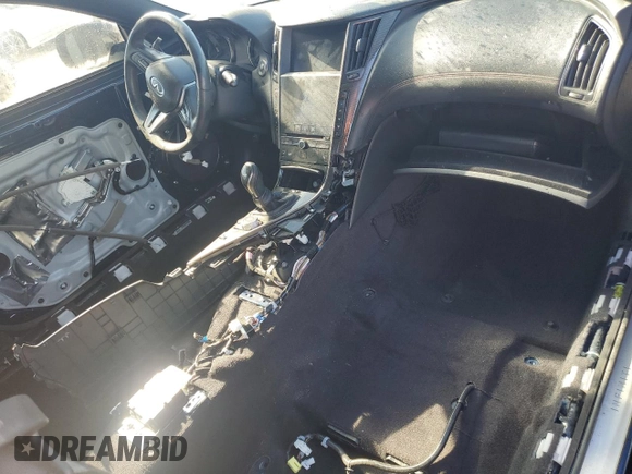 2020 Infiniti Q60 Red Sport 400 with VIN JN1FV7EL3LM460020, listed as a Copart auction lot 76548124 with Not provided miles and Salvage title. Bid and sale history available at DreamBid. Image 13.
