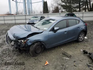2014 Mazda 3 i Sport with VIN JM1BM1K78E1157130, listed as a Copart auction lot 42582285 with 116,126 mi miles and Salvage title. Bid and sale history available at DreamBid. Image 1.