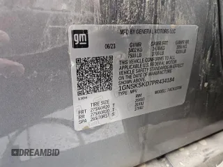 2023 Chevrolet Tahoe Premier с VIN 1GNSKSKD7PR434184, выставлен на аукционе Copart как лот 61790175 с пробегом 15 267 миль миль и Чистый • Clean title. История ставок и продаж доступна на DreamBid. Изображение 13.