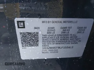 2020 Chevrolet Malibu LS with VIN 1G1ZB5ST9LF153413, listed as a IAAI auction lot 41657217 with 46,802 mi miles and . Bid and sale history available at DreamBid. Image 9.