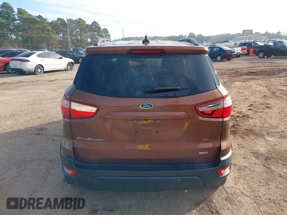 2019 Ford EcoSport SE with VIN MAJ3S2GE1KC298683, listed as a IAAI auction lot 41337638 with Not Provided miles and . Bid and sale history available at DreamBid. Image 17.