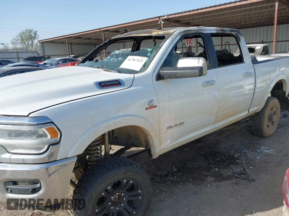 2019 Ram 2500 Laramie with VIN 3C6UR5FL9KG630319, listed as a IAAI auction lot 41787523 with Not provided miles and . Bid and sale history available at DreamBid. Image 2.